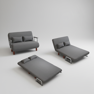 Canapé-<span class=keywords><strong>lit</strong></span> pliable multifonctionnel pour salon, idéal pour la sieste, gain de place, design tendance, en tissu - Product Image 2