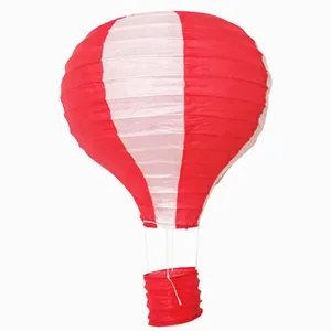 Mini lanterne de papier de ballon d'air chaud biodégradable mariage fête d'anniversaire festival lanterne en papier suspendue
