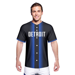 Camiseta de Béisbol de Diseño Clásico con Temática Urbana Personalizada, 100% Poliéster, Transpirable, de Secado Rápido, Cuello en V, Unisex, a la Moda - Product Image 4