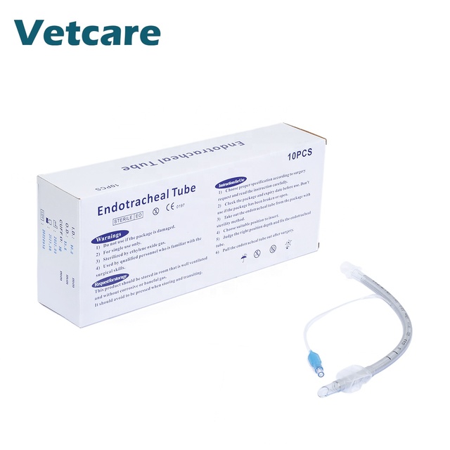 Disposable Oral and Nasal Standard Endotracheal Tube with Cuff Veterinary Instrument ET Tube