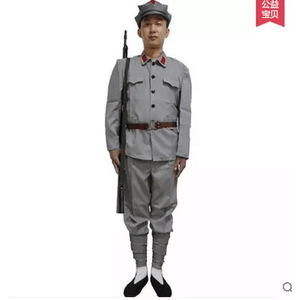 Costume de l'armée de la 8e division pour femmes, veste en coton pour spectacle sur scène, taille adulte - Product Image 5