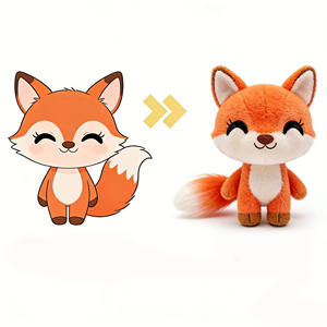Peluches personnalisées en peau d'animaux lapin de Pâques douces peluches non rembourrées cadeaux pour enfants - Product Image 2