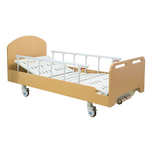 Kcare Manual Elderly Care <b>Bed</b> Solid Wood With Backrest And Leg Support Home Nursing <b>Bed</b> - Product Image 1