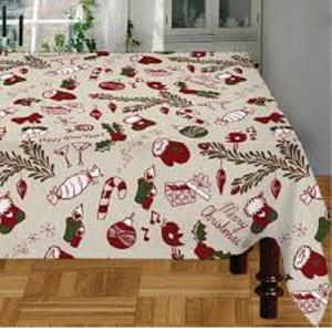 Linge de table en coton biologique certifié, 1 pièce, qualité populaire, noir, à rayures, en coton, hiver - Product Image 2