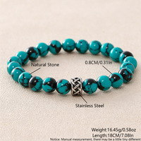 Bracelet extensible unisexe en pierres naturelles de guérison, perles de cristal, fait main, cadeau de marque de mode de luxe tendance