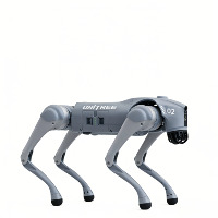 Robot Anjing Empat Kaki Unitree Go2 Air Pro AI dengan LiDAR 4D, Kontrol Suara, dan Remote Aplikasi untuk Hiburan Rumah