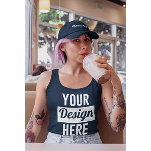 หมวกเบสบอลผ้าฝ้ายลายโมโนแกรมสำหรับปรับแต่งเองได้หลายแบบ - Product Image 6