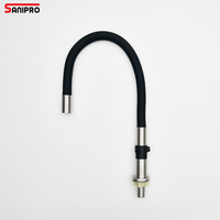 SANIPRO nouveau noyau de Valve à ouverture rapide tuyau de sortie d'eau en Silicone Flexible SS304 robinet d'évier robinets de cuisine en acier inoxydable