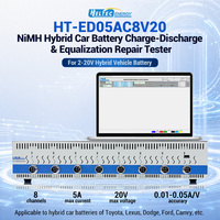 Tester Batteria Ibrida per Auto/Litio/NiMH Heltec 5A a 8 Canali per Ricarica e Scarica, per Lexus Toyota, Bilanciatore per Gruppi di Celle