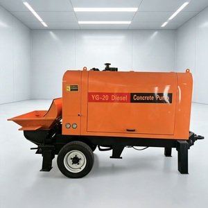 Mini-pompe à béton diesel à faible taux de panne pour les petits travaux de réparation municipale et de construction - Product Image 3