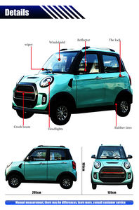 Mini Véhicules Électriques pour Adultes les Moins Chers, Mini Voiture Électrique 4 Roues, Voiture Électrique CF - Product Image 6