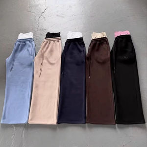 Pantalones de Dos Piezas Bordados con Cintura Doble Holgados <span class=keywords><strong>para</strong></span> <span class=keywords><strong>Hombre</strong></span>, Estilo <span class=keywords><strong>Ropa</strong></span> Urbana <span class=keywords><strong>Hip</strong></span> <span class=keywords><strong>Hop</strong></span> Personalizada, 100% Algodón, 350 Gsm - Product Image 1