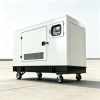 Groupe électrogène diesel silencieux Baudouin 108 kW 135 kVA avec module de commande numérique multifonction, alimentation de secours pour hôtel