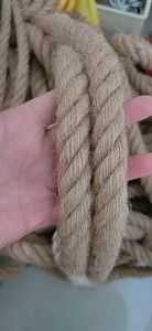 천연 식품 등급 황마 로프 1mm-60mm 라이트 바구니용 헴프 스트링 - Product Image 5