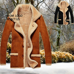 Abrigo largo de invierno de un solo pecho de lana para hombre, abrigo de talla grande para hombre - Product Image 6