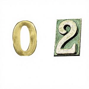 ALUBOX LAF47327 #   Numéros de maison en laiton VR Gh Labelers Italie - Product Image 1