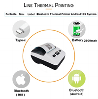 Imprimante d'étiquettes thermiques BT-802TSC ODM/OEM 80 mm, mini-imprimante avec batterie 2600 mAh et connectivité USB & Type-C, en stock