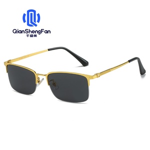 Nuevas Gafas de Sol de Negocios <span class=keywords><strong>para</strong></span> <span class=keywords><strong>Caballero</strong></span>, Media Montura, UV400, Marca Diaosi, Se Pueden Usar con <span class=keywords><strong>Lentes</strong></span> Ópticos <span class=keywords><strong>para</strong></span> Miopía, Fabricantes - Product Image 5