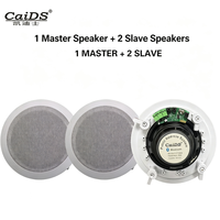 Ensemble de haut-parleurs de plafond Bluetooth coaxiaux de 6,5 pouces avec tweeter et woofer, sans amplificateur supplémentaire nécessaire pour le home cinéma et les magasins de détail