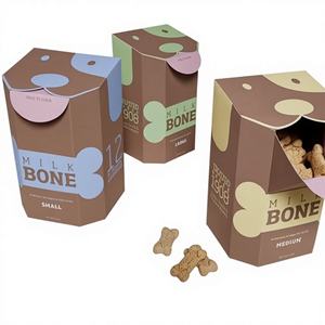 Pasta de Papel Kraft Reciclável Personalizada para Guloseimas de Cães |   Embalagem Ecológica para Petiscos de Animais de Estimação com Relevo e Laminação Fosca - Product Image 6