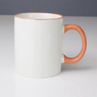Mug en céramique en porcelaine LEXI 11 oz, classique et moderne, couleur personnalisée, logo, compatible micro-ondes et lave-vaisselle, usage domestique, café, OEM