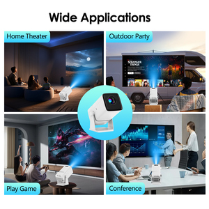 Android 13 <b>Mini</b> Smart 720P HD Portable WiFi 6 & 5.0 Wireless Compact Home A86 Projector A86 Android 13 Projector A86 - Product Image 6