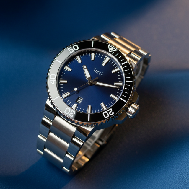 Luxury Oriss Automatic Men Watch High Quality Luminous Sapphire Crystal 24mm Stainless Steel Band Unidirectional Ceramic Bezel