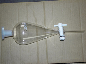 ปกติถังแยกแก้ว250Ml PTFE Stopcockแก้วแยกช่องทาง - Product Image 6