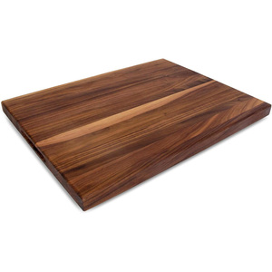 Tabla de cortar de madera grande personalizada, tabla de cortar de cocina Reversible de madera de Nogal y Cerezo con ranuras para jugo para grabado - Product Image 4