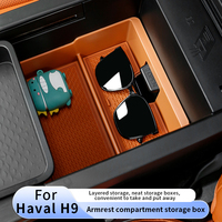 Boîte de rangement pour accoudoir de console centrale ABS, organiseur caché, accessoires de modification intérieure de voiture pour Haval H9 2ème génération