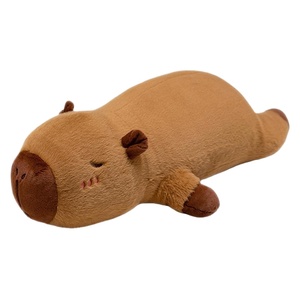 HY198 Kawaii moelleux Capybara tortue peluche mignon sac à dos en peluche jouet pour enfants et hommes moche fraise cadeau pour un usage domestique - Product Image 6