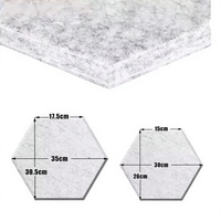 Panneaux acoustiques hexagonaux de haute qualité, ignifuges et insonorisants, avec NRC 0.8 pour studio, chambre, salon et extérieur