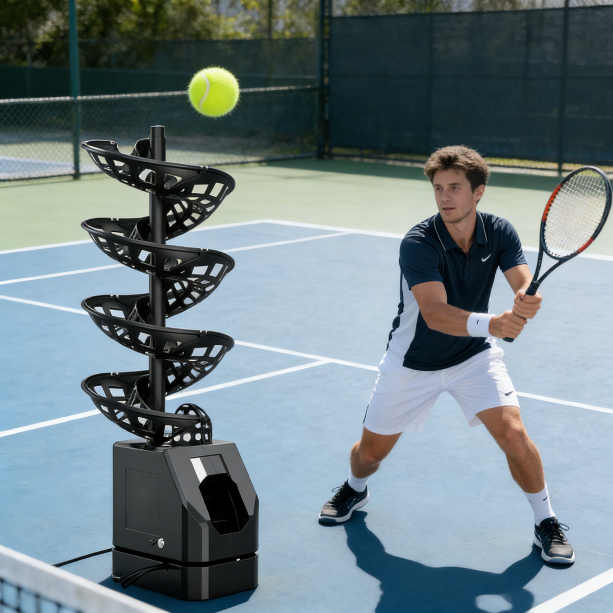 High Quality Trainer Ball Durable Ball Launcher Tennis for Outdoor Tennis Skill Practice