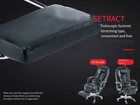 Design exécutif Bureau confortable Attente Visiteurs Ergonomique Haut Dossier Pièces pour Chaise Roulettes s Accessoires Bureau