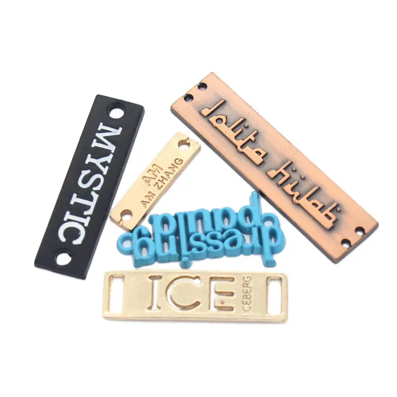 Bag Hardware and Accessories Metal Various Kinds of Bag Clothing Metal Logo Label Gold or Custom Color Nickle Free 5-7 Days