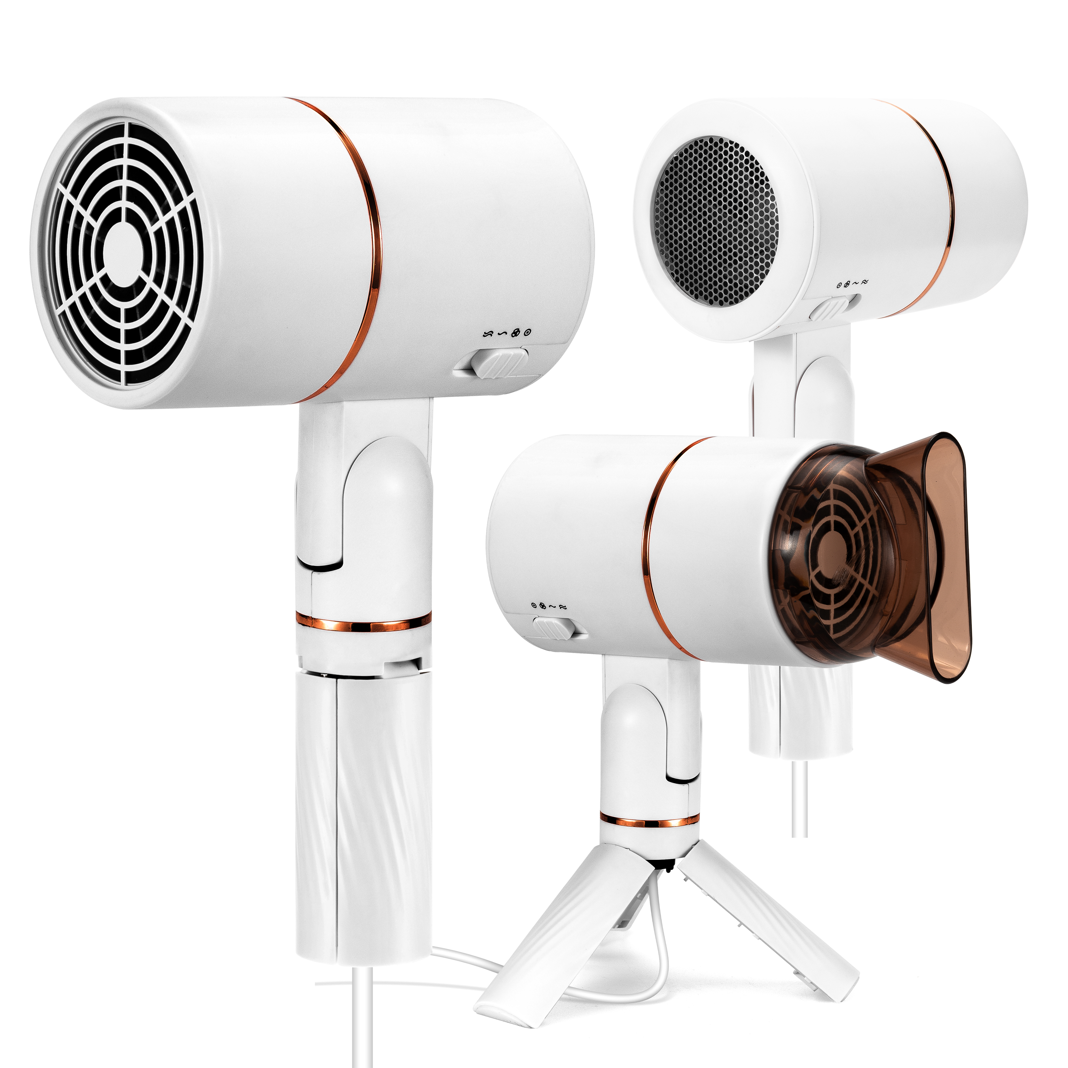 low radiation portable quiet travel size high airflow compact smart cute mini small electric blow hair dryer