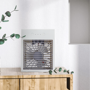 Miniventilador portátil para oficina y hogar, <span class=keywords><strong>Enfriador</strong></span> de aire multifuncional con Usb, espacio Personal, gran oferta - Product Image 4
