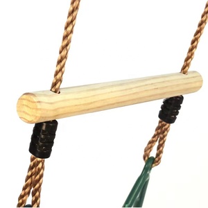Barre de trapèze réglable en <span class=keywords><strong>bois</strong></span> pour enfants Jiayi avec anneau de balançoire à corde - Product Image 4