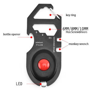 Cartes d'outils de réparation portables pour vélo d'extérieur Outils multifonctionnels pour vélo en acier inoxydable - Product Image 1