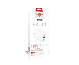 อะแดปเตอร์ชาร์จไวอัจฉริยะ Wisdomup 18W Type-C QC 3.0 สำหรับทุกอุปกรณ์ - Product Image 1