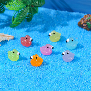 Glow In The Dark Duck Resin Ornaments Miniature Luminous Animal Decor For Pet Accessories And Home Decoration - Product Image 4