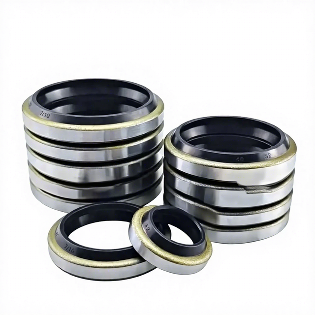 TTO SOG N0K DKB Type Iron Shell+NBR Rubber Oil Proof  Dustproof Ring for Oil Cylinder Wiper Seal  Dust Seal DKB 18-175mm