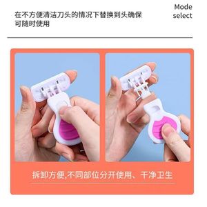Women's Razor Stainless Steel Blade Pink Manual Hair <b>Removal</b> Underarm Leg Shaving Tool With Case - Product Image 5