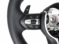 Volant en cuir pour BMW E70 E71 M3 M5 F20 F22 F23 F30 F33 E30 E87 E83 E90 E91 E92 E84 X1 E84 X5 X6 F34 E46 E60 E36 E39