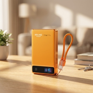 แบตเตอรี่สำรอง LDJ05 แบบแม่เหล็กไร้สาย ชาร์จเร็ว 15W 22.5W ดีไซน์บางเฉียบ หน้าจอ TFT ความจุ 5000mAh 10000mAh - Product Image 1