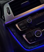 Éclairage d'ambiance F30 pour BMW Série 3/4 F31 F34 F36 2013-2019, mise à niveau de l'éclairage LED intérieur de la voiture, couleur Galaxy Star, garniture du tableau de bord