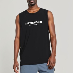 New Custom Sleeveless -Athletic Wear Stretchy Compression Fit Men Sport Muscle T-Shirt Workout For Men - Product Image 3
