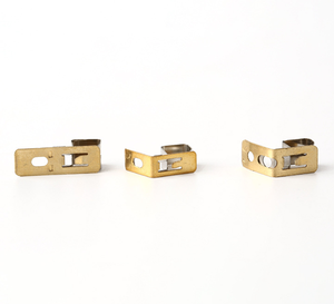 Accessoires électriques pour douilles de lampe OEM, douilles de lampe E27, douilles à ressort, bornes de contact, pièces métalliques estampées - Product Image 1