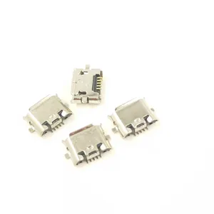 HOYATO IO connector for micro usb 2.0 b type 5pin with post right angle smt smd type connector