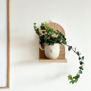 Wanuocraft Design moderne <span class=keywords><strong>porte</strong></span>-<span class=keywords><strong>plante</strong></span> mural en bois Pot de fleur étagère pour cuisine chambre salon porche balcon décor - Product Image 5